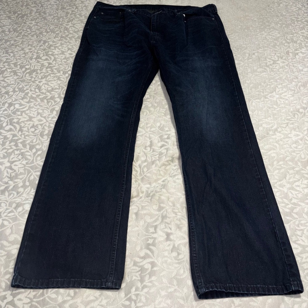 Levis 559 Relaxed Straight Jeans Womens 42x36 Dark Wash Excellent Denim Pants